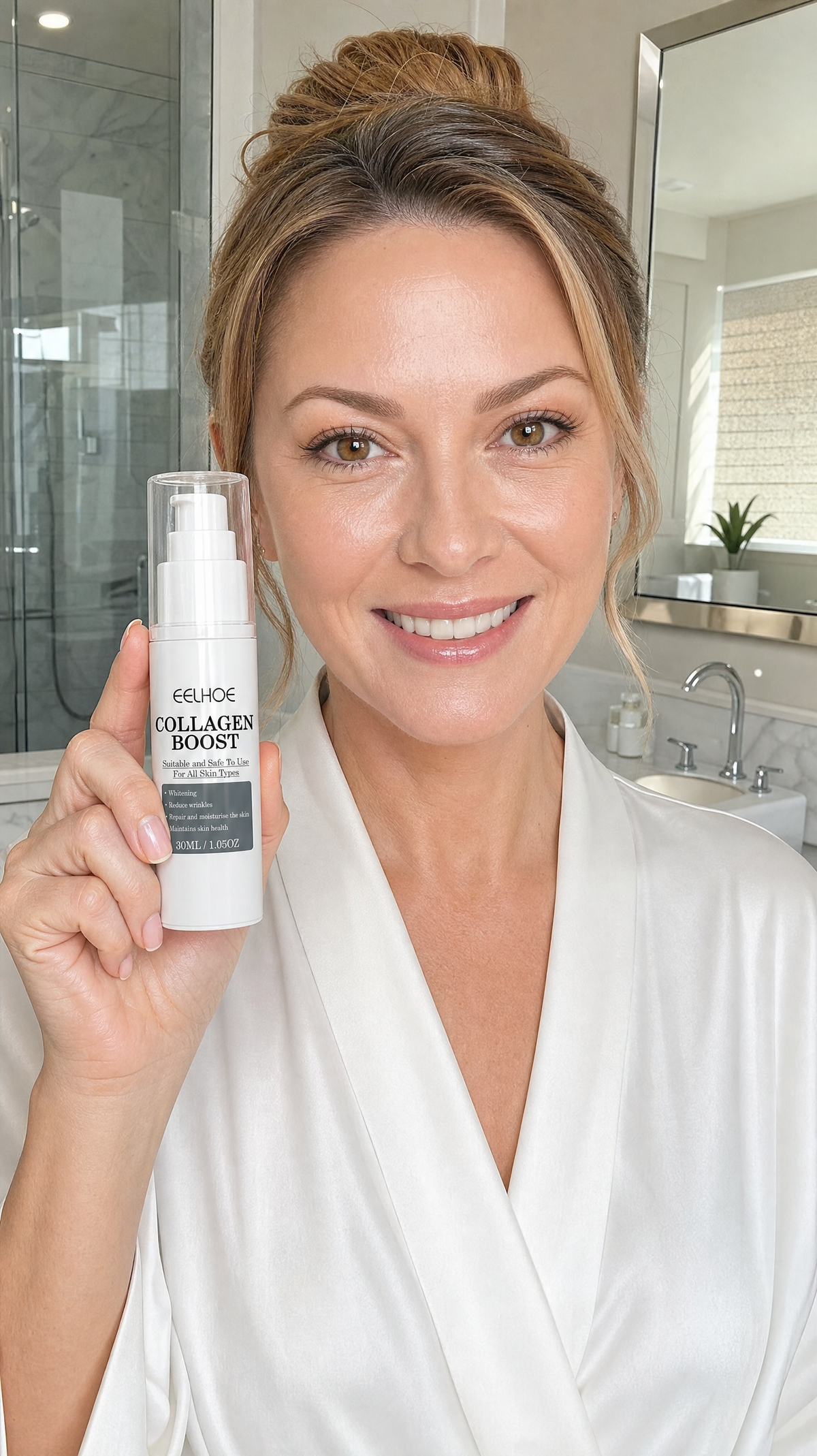 Sérum Crème Visage au Collagène – Raffermissant & Éclat